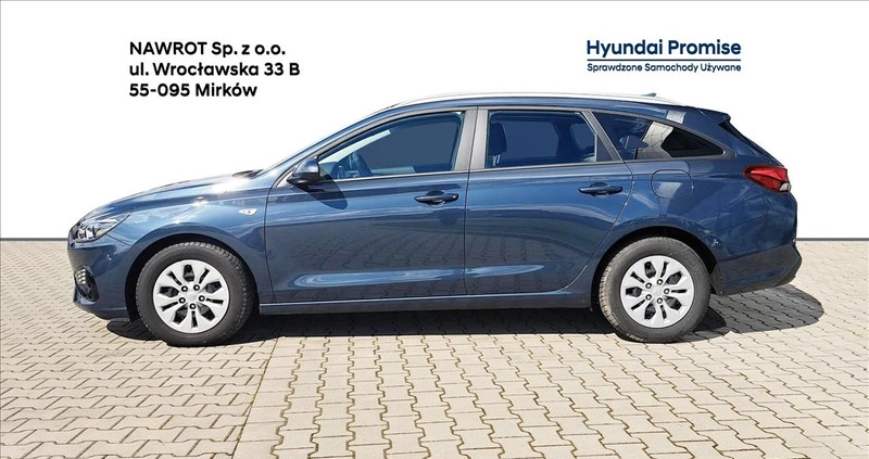 Hyundai I30 cena 67500 przebieg: 37628, rok produkcji 2022 z Nieszawa małe 67